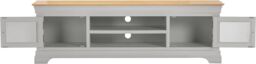 Seconique Bordeaux TV Stand (Fully Assembled) in Light Grey - thumbnail 5