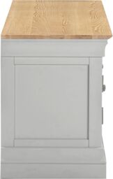 Seconique Bordeaux TV Stand (Fully Assembled) in Light Grey - thumbnail 7