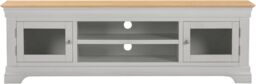 Seconique Bordeaux TV Stand (Fully Assembled) in Light Grey - thumbnail 3