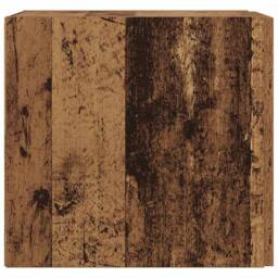Berkfield Home Wall Cabinet Old Wood 30x42.5x40 cm Engineered Wood in Brown - thumbnail 6