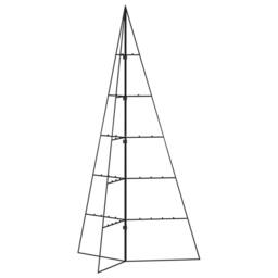 Berkfield Home Metal Christmas Tree for Decoration Black 100 cm - thumbnail 1