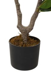 Living and Home 90cm Artificial White Camellia Tree Potted for Garden, Office & Home Decor - thumbnail 7