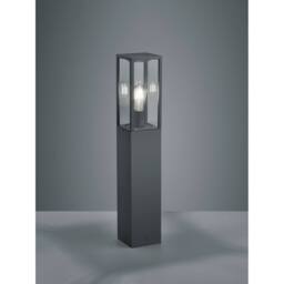 Netlighting Garonne Modern Outdoor Bollard Anthracite IP44 UK Stock in Black - thumbnail 2