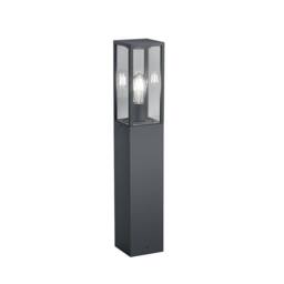 Netlighting Garonne Modern Outdoor Bollard Anthracite IP44 UK Stock in Black - thumbnail 1