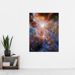 "Artery8 NASA James Webb Telescope Massive Cluster Born N79 Wall Art Print - Size: W18"" x H24""" - thumbnail 2