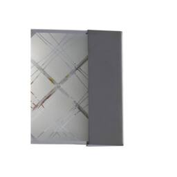 Netlighting Aries Flush Wall Lamp 2 Light Polished Chrome Glass in Grey - thumbnail 6