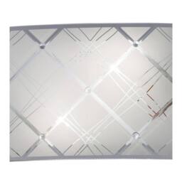 Netlighting Aries Flush Wall Lamp 2 Light Polished Chrome Glass in Grey - thumbnail 5