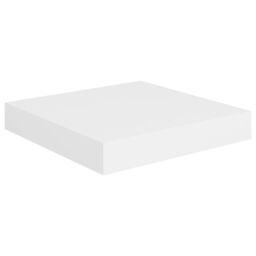 Berkfield Home Floating Wall Shelves 2 pcs White 23x23.5x3.8 cm MDF - thumbnail 4