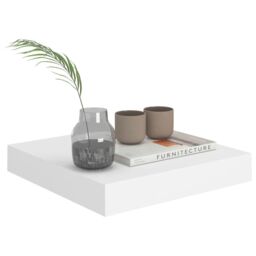 Berkfield Home Floating Wall Shelves 2 pcs White 23x23.5x3.8 cm MDF - thumbnail 3