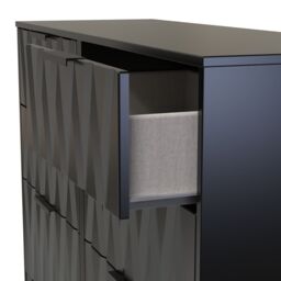 Ready Assembled 2 U Washington 6 Drawer Wide Chest (Ready Assembled) in True Black - thumbnail 5