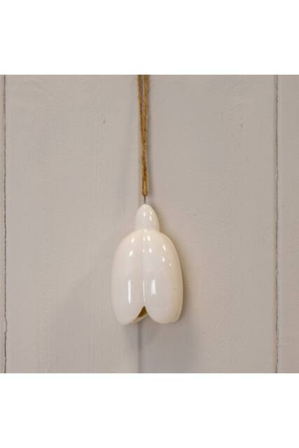 KDMD White Ceramic Hanging Flower Decoration - image 1