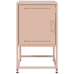 Berkfield Home Durable Bedside Cabinets 2 pcs Pink 36x39x60.5 cm Steel - thumbnail 5