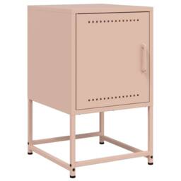 Berkfield Home Durable Bedside Cabinets 2 pcs Pink 36x39x60.5 cm Steel - thumbnail 6