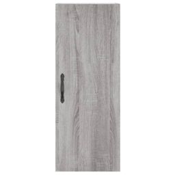 Berkfield Home Wall Mounted Cabinet Grey Sonoma 34.5x34x90 cm Engineered Wood - thumbnail 6