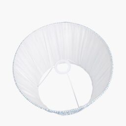 Ruma Blue Stripe Mushroom Pleat Tapered Lampshade - Size: 12 inches - thumbnail 4