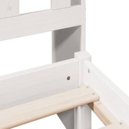 Berkfield Home Bookcase Bed without Mattress White 140x190 cm Solid Wood Pine - thumbnail 9