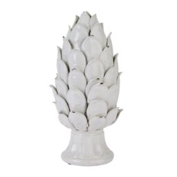 Hill Interiors Chianti Artichoke Ornament in White - thumbnail 1