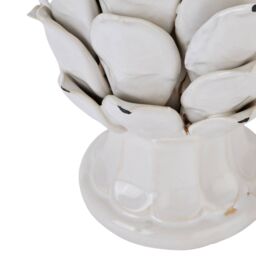 Hill Interiors Chianti Artichoke Ornament in White - thumbnail 3