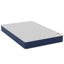 Home Discount Vida Designs Lisbon Faux Leather Bed Frame UKFR Fabric with Mattress in Grey - Size: Small Double - thumbnail 3