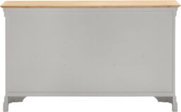 Seconique Bordeaux 2 Door 3 Drawer Sideboard (Fully Assembled) in Light Grey - thumbnail 6
