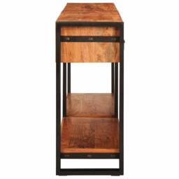 Berkfield Home Console Tables 2 pcs Brown 160 x 33 x 75 cm Solid acacia wood - thumbnail 5