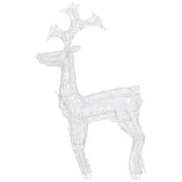 Berkfield Home Reindeer Christmas Decorations 2 pcs 60x16x100 cm Acrylic - Size: 60 x 16 x 100 cm - thumbnail 4