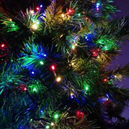 Samuel Alexander 3000 LED 37.2m Premier Clusterbrights Indoor Outdoor Multifunction Mains Operated Christmas Cluster Lights w/ Timer in Multicoloured - thumbnail 3