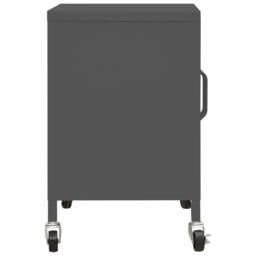 Berkfield Home Storage Cabinet Anthracite 60x35x56 cm Steel in Black - Size: 60 x 35 x 56 cm - thumbnail 4