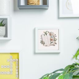 "Nicola Spring 6"" x 6"" White 3D Box Photo Frames - 4"" x 4"" Mount - Pack of 2" - thumbnail 6