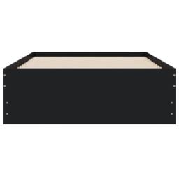 Berkfield Home Bed Frame with Drawers without Mattress Black 75x190 cm Small Single - thumbnail 6