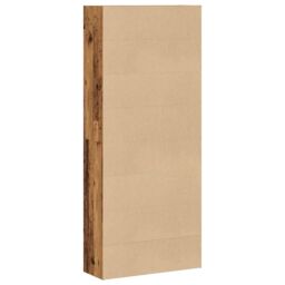 Berkfield Home Book Cabinet Old Wood 80x30x189 cm Engineered Wood in Brown - Size: 80 x 30 x 189 cm - thumbnail 6