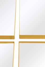 "MirrorOutlet New Gold XL Circular Metal Wall Mirror 54"" X 54"" (140 x 140CM) - Size: 1 Pack" - thumbnail 6