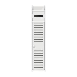NESTLUNE White Tall Corner Cabinet Slim Bathroom Storage Shelf Unit