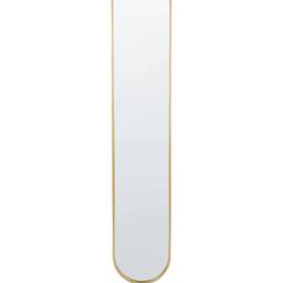 Wyld and Coco Luxor Home Gold Coat Stand with Full-Length Mirror and Marble Base - thumbnail 2