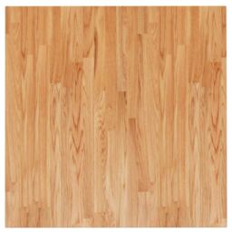 Berkfield Home Square Table Top Light Brown 80x80x4cm Treated Solid Wood Oak - Size: 80 x 80 x 4 cm - thumbnail 2