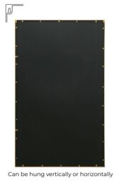 "MirrorOutlet Gold Contemporary Wall & Leaner Mirror 71"" X 43"" (180 x 110CM) - Size: 1 Pack" - thumbnail 5