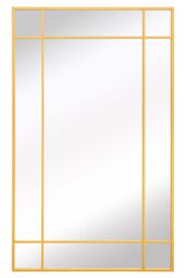 "MirrorOutlet Gold Contemporary Wall & Leaner Mirror 71"" X 43"" (180 x 110CM) - Size: 1 Pack" - thumbnail 3