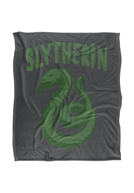 Warner Brothers Harry Potter The Slytherin Blanket 152 x 127 cm in White - image 1