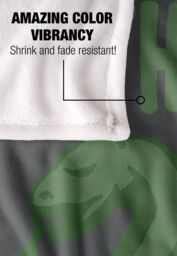 Warner Brothers Harry Potter The Slytherin Blanket 152 x 127 cm in White - thumbnail 4
