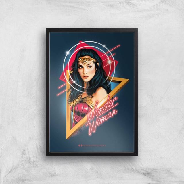 Wonder Woman Welcome To The 80s Giclee Art Print - Size: A2