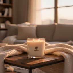 Nicola Spring 400g Soy Wax Scented Candle - Tropical Sunrise - Aromatherapy Jar Candle in Clear - thumbnail 9