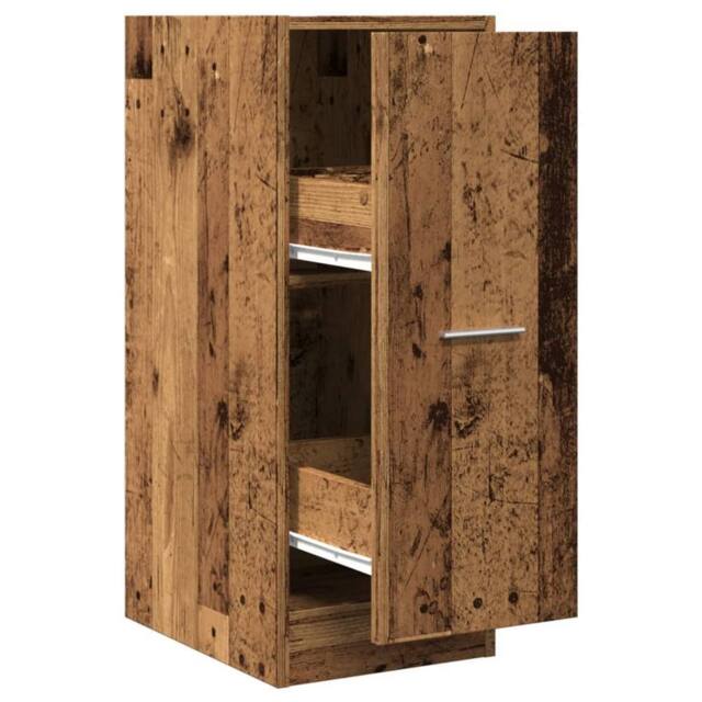 Berkfield Home Apothecary Cabinet Old Wood 30x41x77.5 cm Engineered Wood in Brown - image 1