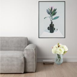 Pegdev Pack of 6 White Reflex Chrysanthemums 75cm Silk Flowers - thumbnail 3