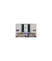 New Edge Blinds 28mm Nikola Ball End Metal Curtain Pole Set - Antique Brass in Bronze - Size: 125 cm - thumbnail 2