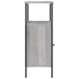 Berkfield Home Durable Bedside Cabinet Grey Sonoma 41x31x80 cm Engineered Wood - Size: 41 x 31 x 80 cm - thumbnail 7