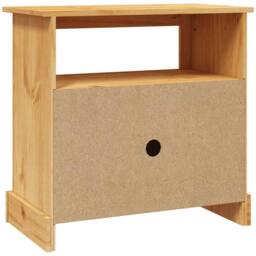 Berkfield Home TV Cabinet Mexican Pine Corona Range 80x43x78 cm in Brown - Size: 80 x 43 x 78 cm - thumbnail 7