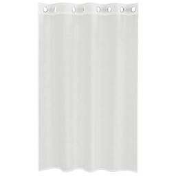 Berkfield Home Voile Curtains with Grommets 2 pcs White - thumbnail 4