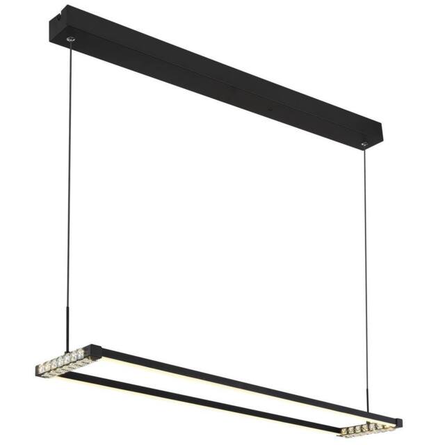 Netlighting Mariella Pendant Matt Black LED Dimmable 2700 6000K Remote Control - image 1