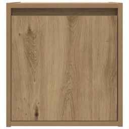 Berkfield Home Wall-Mounted Bedside Cabinets 2 pcs Artisan Oak 38x34x40 cm in Brown - Size: 38 x 34 x 40 cm - thumbnail 7