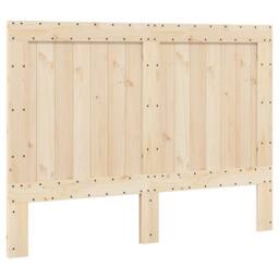 Berkfield Home Beautiful Bed Frame without Mattress Grey 140x200 cm Solid Wood Pine - thumbnail 5